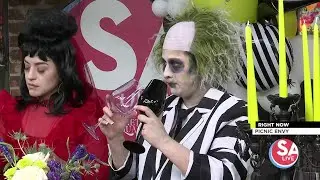 A spooky seance picnic for Halloween