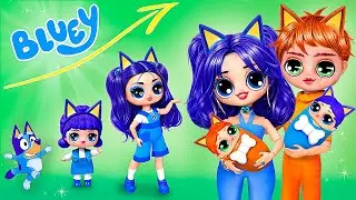 ¡Bluey CRECIENDO en la VIDA REAL! 32 Manualidades para LOL OMG