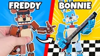 Building FIVE NIGHTS AT FREDDY'S in LEGO...