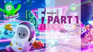 FALL GUYS SEASON 4 - Playthrough No Commentary - Part 1 [PS5]