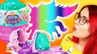 STWORZYŁAM MAGICZNE ZWIERZĘ 🦄 UKRYTE W SLIME 🐯 Crystal Creatures