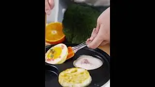 칸막이후라이팬 버거 머핀 아침식사 4홀 분할프라이팬