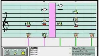 Mario Paint Composer 2.0 - Megaman: Cutman