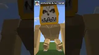 TITANS INVADIRAM o MINECRAFT