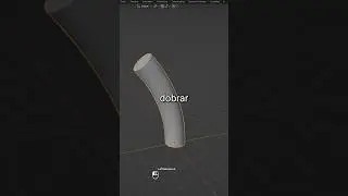 Como dobrar objetos no Blender fácil! #blender #tutorialblender #blendertutorial