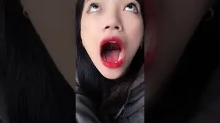 Asmr lipstik red tongue#youtube #asian #asmr #tongue #youtubeshorts #trending #fyp