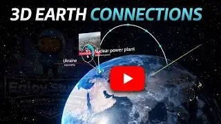The 3D Earth Connections. Short animation.