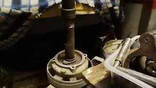 #284 сверлильный станок НС 12а (работа пошла)