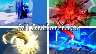 Every Authority in Anime Fighting Simulator Update 2 | Full Showcase