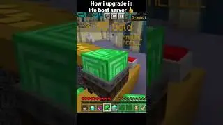Going in life boat server and playing prison in MINECRAFT  | MCPE KING | #shorts