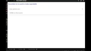 Accordion | expandable | collapse | material-UI | React JS