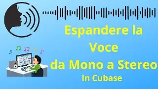 Widen the voice from mono to stereo with effect on cubase | tutotial - ITA