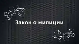 ЗАКОН о МИЛИЦИИ  :-)