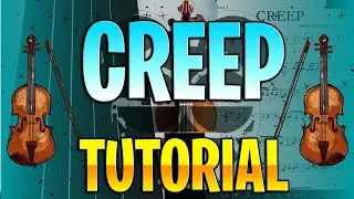 How to play CREEP in Violin  - Violin tutorial, sheets and Tabs - Tutorial violino Tabs / RaDiOhEaD