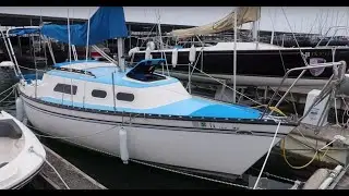 Cherubini Hunter 25 Sailboat Walk-through - 1978 - (Read Description)
