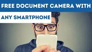 Using your smartphone as a document camera for any video conference