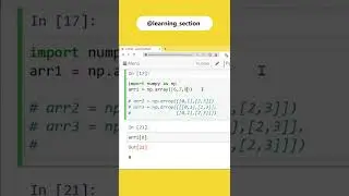 Indexing on 1-D array in Numpy | Python Numpy | Data science