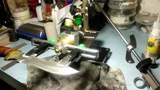 Заточка ножа #1 Полтавскими алмазами на медно оловянной связке