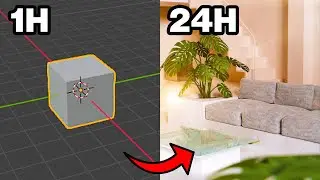 I have 24 hours to learn 3D on Blender!