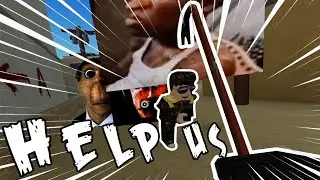 OBUNGA AND OTHERS CHASED US ඞ - Roblox NEXTBOT MADNESS (ft. ScreedYT)
