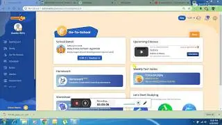 Online Exam through Extramarks Live Class Student portal.