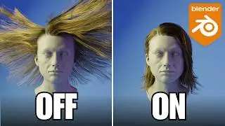 New Blender Addon For Hair Simulation | Hair Flow