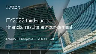 Live: Nissan FY22 third-quarter financial results announcement