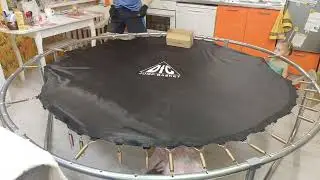 собираем батут дома, DFC JUMP basket 8 ft