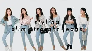 11 WAYS TO STYLE SLIM STRAIGHT JEANS