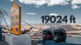 Highest motorable road in the world! Triumph Scrambler 400X & RE Himalyan 411 | Umling La