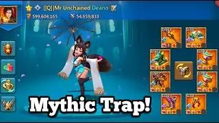 500m Mythic Rally Trap Capping Mixed Rallies! - Lords Mobile