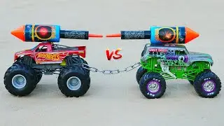 Experiment: Monster Truck vs Monster Truck