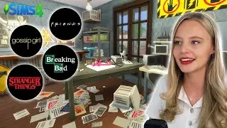 The Sims 4...but every room a different TV SHOW?!