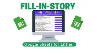 Google Sheets Fill-In Story similar to Mad Libs