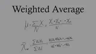 How to Calculate Weighted Average - High School Math