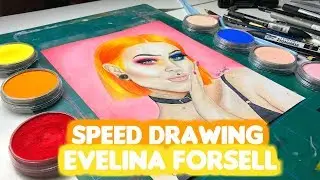 Speed drawing, Evelina Forsell