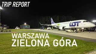 By plane from Warsaw to Zielona Góra | LOT | TRIP REPORT | Embraer 175