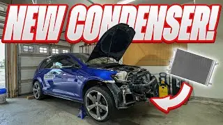 Replacing The Condenser On My Golf R!