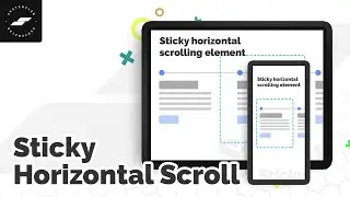 Sticky Horizontal Scrolling Element - Webflow Cloneable - SketchzLab