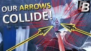 Blocking an Arrow With My Arrow! | Mordhau Longbow Gameplay w/ Battle Axe