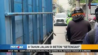8 Tahun Sudah Proyek Beton Jalan Mangkrak Di Jakarta - Fakta +62