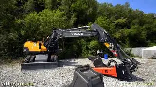 Excavator VOLVO + Hydraulic hammer / Экскаватор с гидромолотом