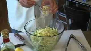 Cooking With Chef Lalanne Zucchini Ribbon Salad