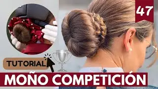 Como me hago el moño de competición 🏆y para entrenar 🪮💇🏽 TUTORIAL + mis accesorios para el pelo 🎀
