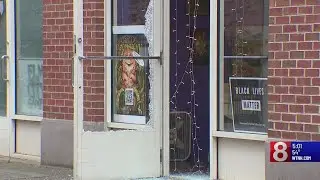 Three businesses broken into and ransacked