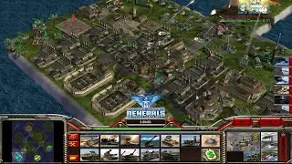 Command & Conquer Generals Shockwave - China Special Weapons 1 vs 5 Hard Gameplay ( Let's Build )