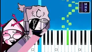 Glazomer - Friday Night Funkin' Mid-Fight Extras - Piano Tutorial