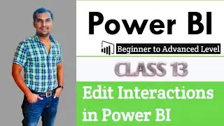 Edit Interactions in Power BI | Enable and Disable Visual Interaction in Power BI Desktop