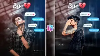Broken Heart Photo Editing | PicsArt Broken Heart Photo Editing | Sad Concept Photo Editing | 2022