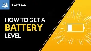 How to get Battery Level in Xcode project